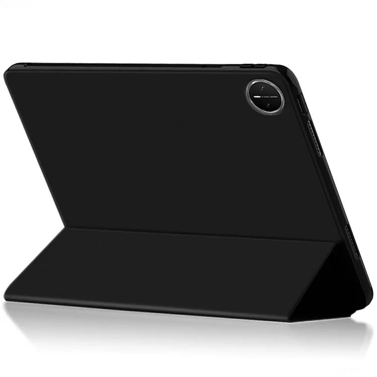 Funda para Huawei MatePad Pro 13.2 (2025) de piel PU y TPU con soporte plegable - Negro