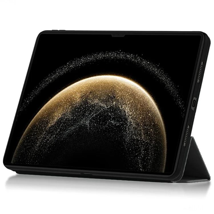 Funda para Huawei MatePad Pro 13.2 (2025) de piel PU y TPU con soporte plegable - Negro