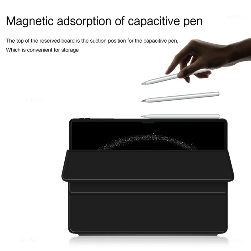 For Huawei MatePad Pro 13.2 (2025) Case PU Leather TPU Back Trifold Stand Tablet Cover - Grey