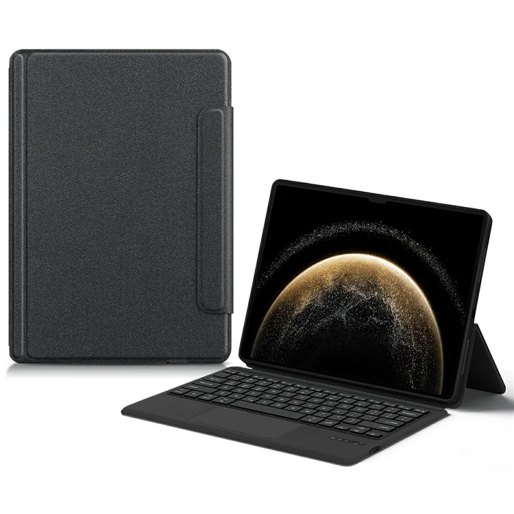 For Huawei MatePad Pro 13.2 (2025) Backlit Magnetic Bluetooth-compatible Keyboard Leather Stand Case, Arabic Version