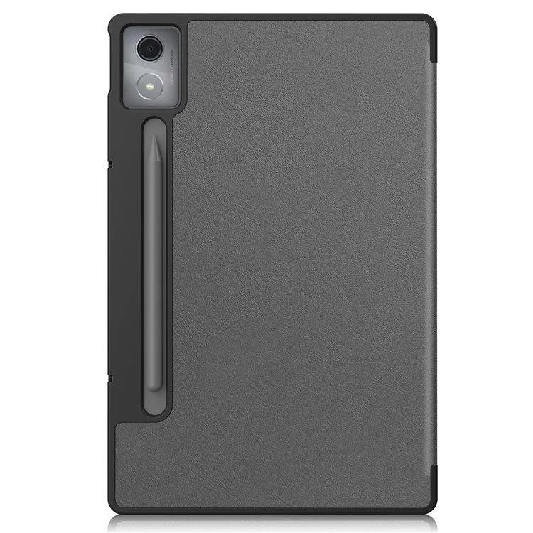 Cover in pelle per Lenovo Idea Tab Pro, Custodia Antiurto con Supporto - Grigio