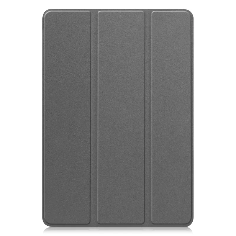 For Lenovo Idea Tab Pro Case Tri-Fold Stand Leather + PC Tablet Cover with Pen Holder - Grey