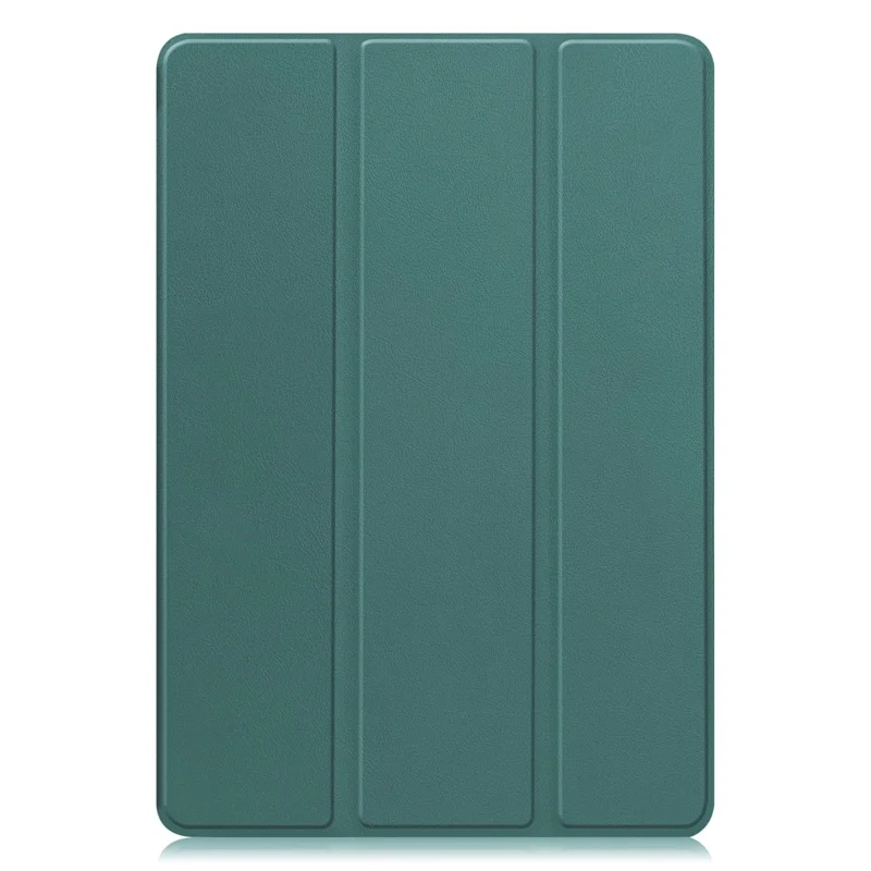 For Lenovo Idea Tab Pro Case Tri-Fold Stand Leather + PC Tablet Cover with Pen Holder - Blackish Green