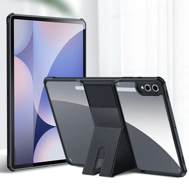 XUNDD Para Samsung Galaxy Tab S10+ / Tab S9+ Capa de Couro com Suporte TPU + Proteção de Airbag de PC Capa para Tablet