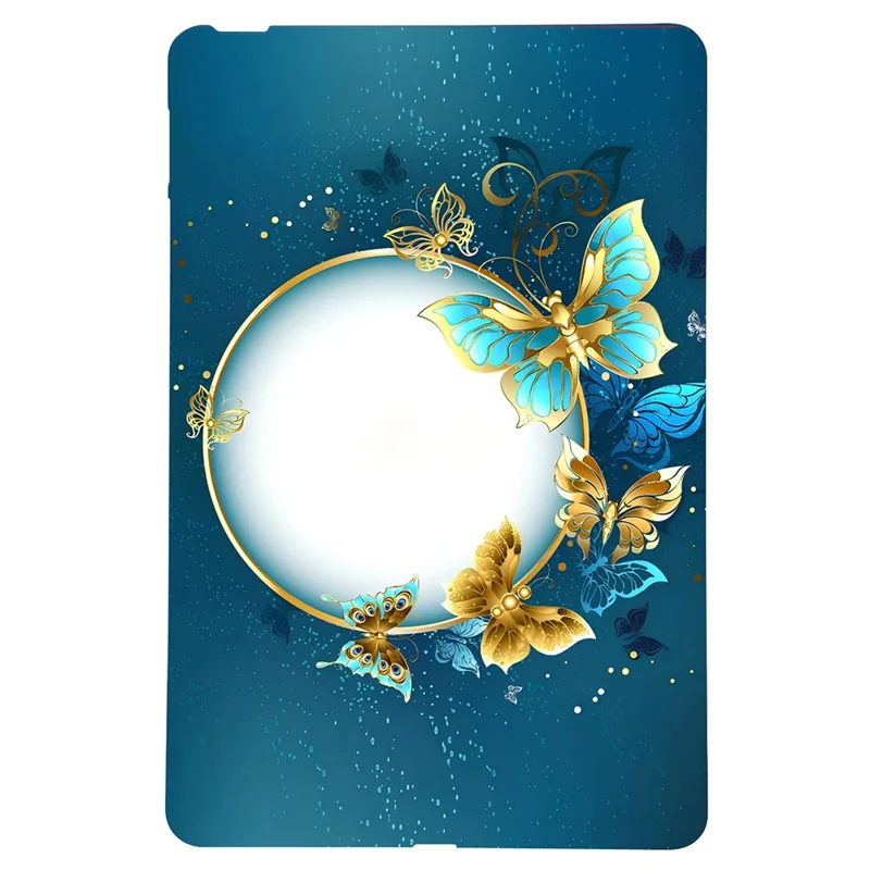 For Amazon Kindle Paperwhite (2024) / Kindle Colorsoft TPU Case Pattern Printing Slim Tablet Protective Cover - Butterfly Wreath