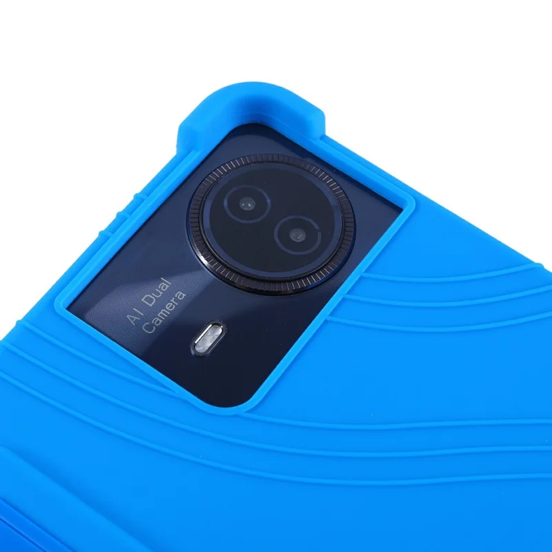 Para Teclast T50HD Capa de Silicone com Suporte Capa Protetora Robusta - Azul Escuro