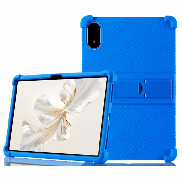 Чехол для Honor Pad 9 Pro / Pad V8 Pro с подставкой и силиконовой защитой - Темно-синий