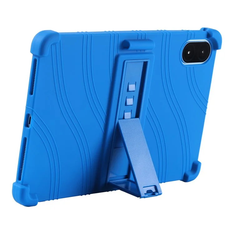 Чехол для Honor Pad 9 Pro / Pad V8 Pro с подставкой и силиконовой защитой - Темно-синий