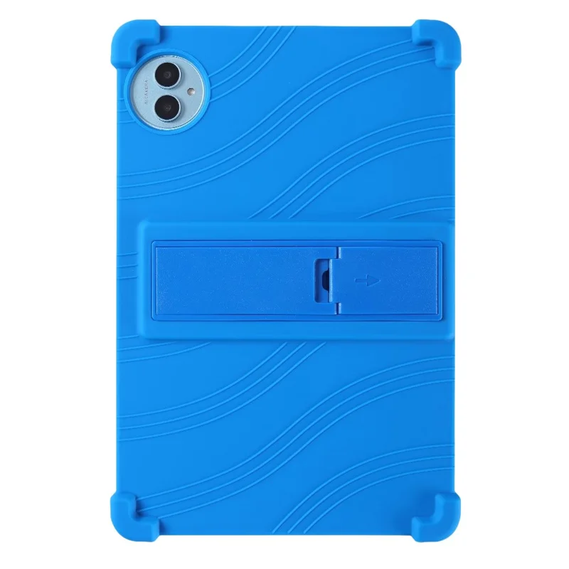 For Teclast P50 / P50S Silicone Case with Kickstand Rugged Protective Cover - Dark Blue