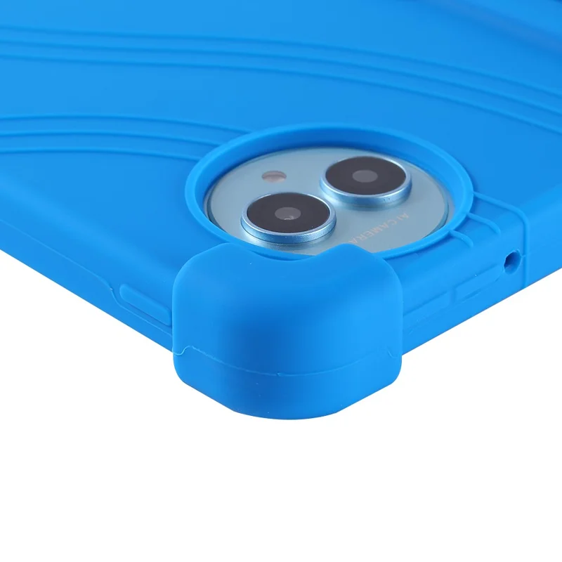 For Teclast P50 / P50S Silicone Case with Kickstand Rugged Protective Cover - Dark Blue