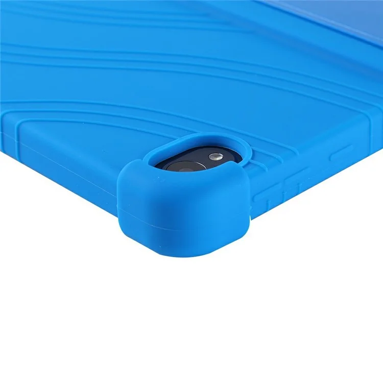 For Walmart Onn 10.1 inch (2024) Silicone Case with Kickstand Rugged Protective Cover - Dark Blue