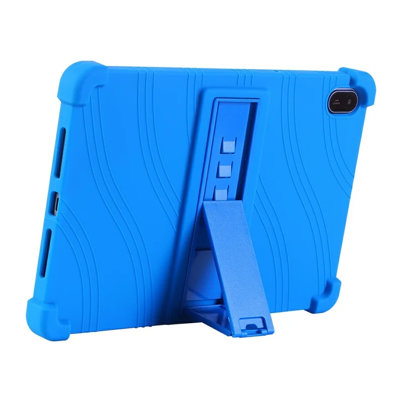 For Huawei MatePad SE 11 Silicone Case with Kickstand Rugged Protective Cover - Purple