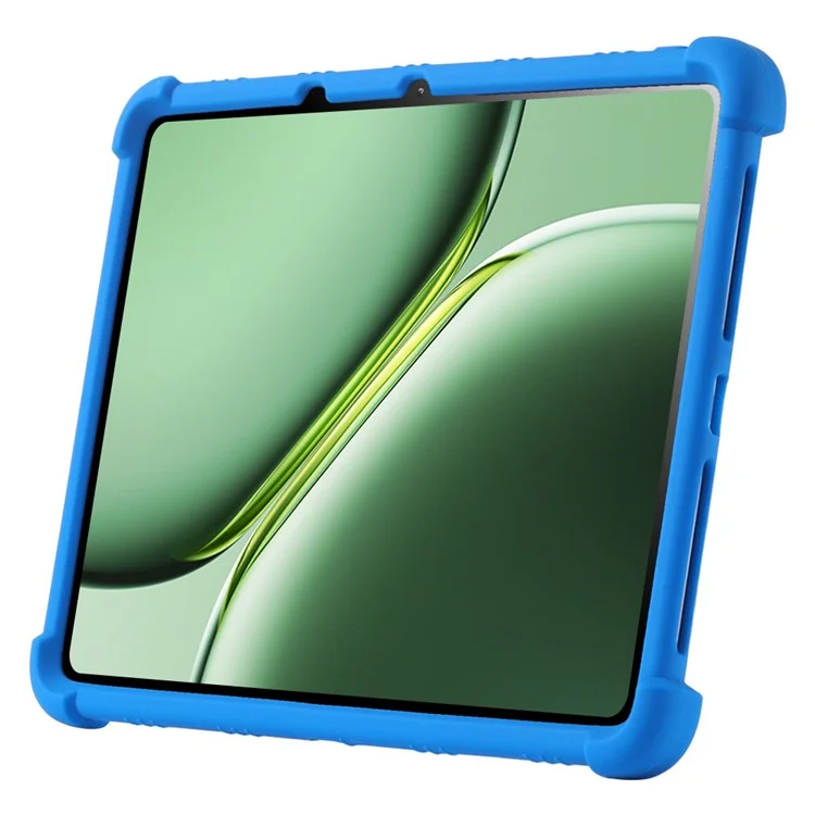 Cover in silicone con supporto per Oppo Pad 3 / OnePlus Pad Pro - Cover protettiva resistente - Blu scuro