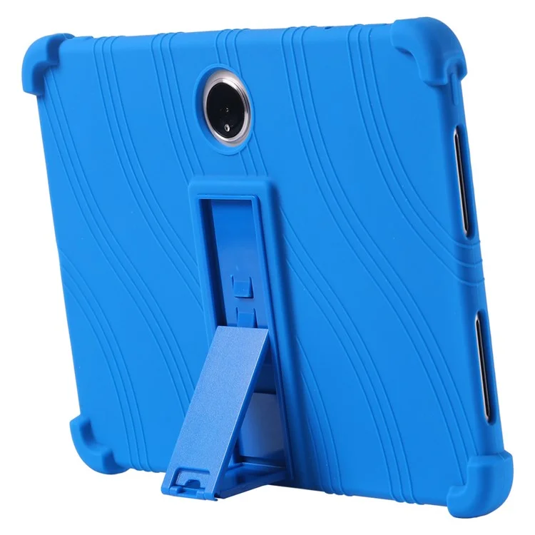Cover in silicone con supporto per Oppo Pad 3 / OnePlus Pad Pro - Cover protettiva resistente - Blu scuro
