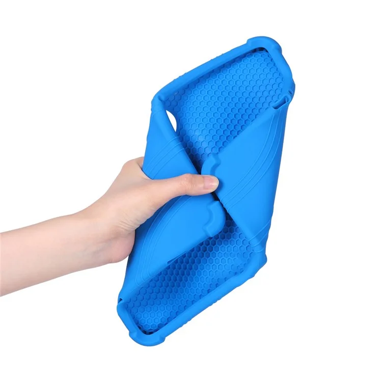 Cover in silicone con supporto per Oppo Pad 3 / OnePlus Pad Pro - Cover protettiva resistente - Blu scuro
