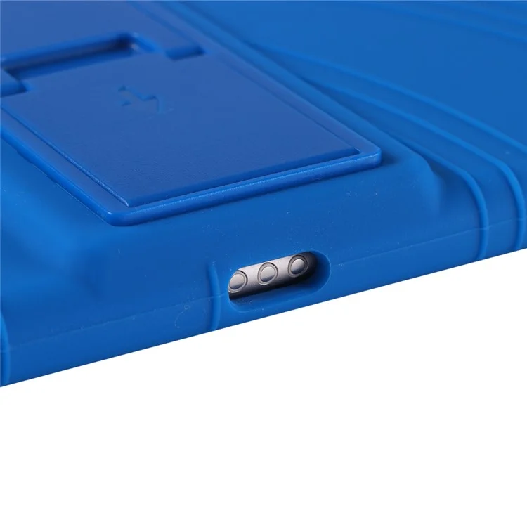 Cover in silicone con supporto per Oppo Pad 3 / OnePlus Pad Pro - Cover protettiva resistente - Blu scuro