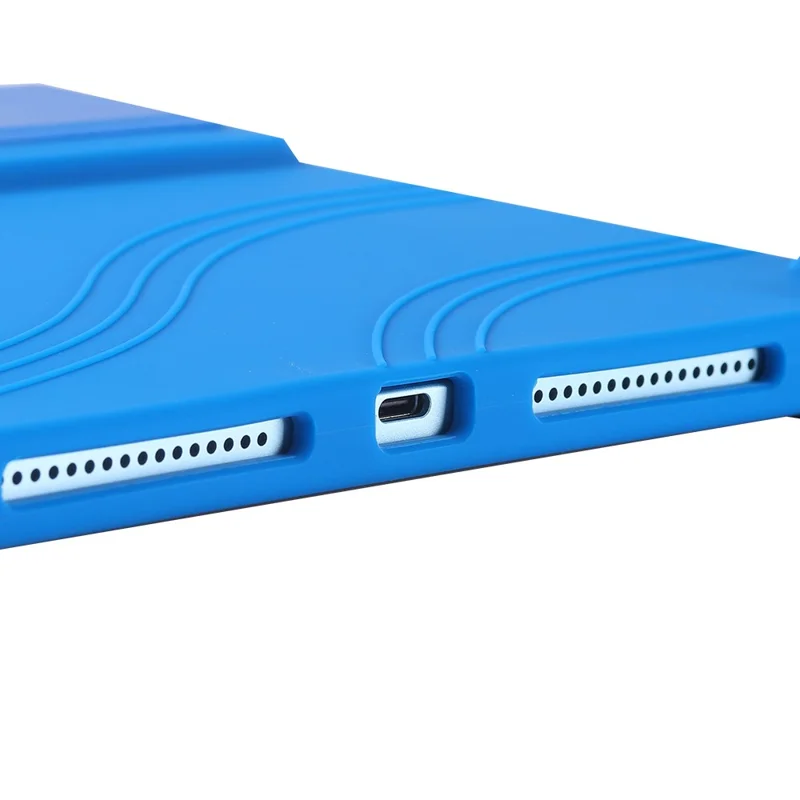 For Huawei MatePad Pro 13.2 Silicone Case with Kickstand Rugged Protective Cover - Baby Blue