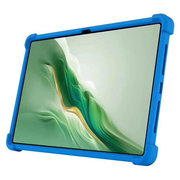 Cover in silicone per Honor MagicPad 2 12.3 / Pad GT Pro con supporto pieghevole e protezione robusta - Blu scuro