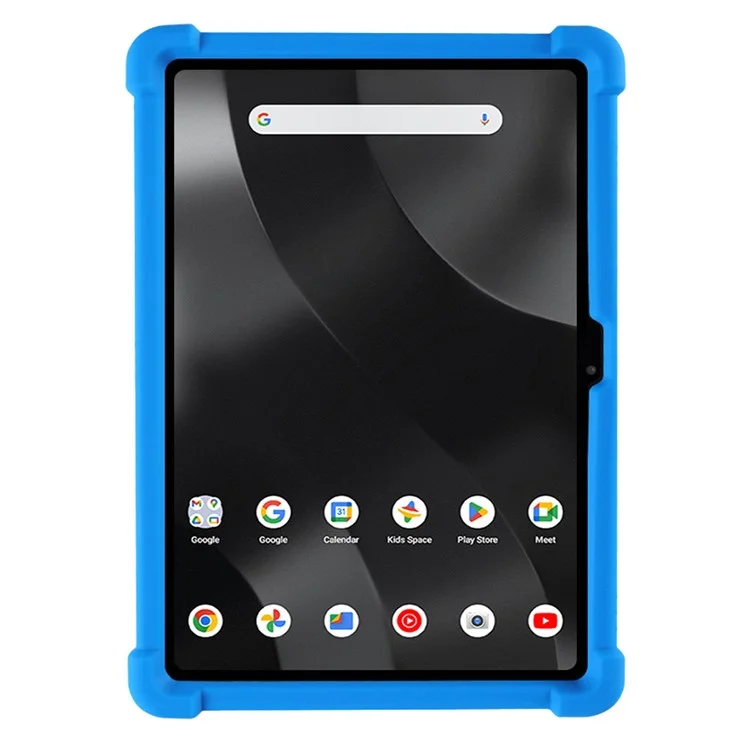 For Walmart Onn 11 inch Tablet Pro (2024) Silicone Case with Kickstand Rugged Protective Cover - Dark Blue