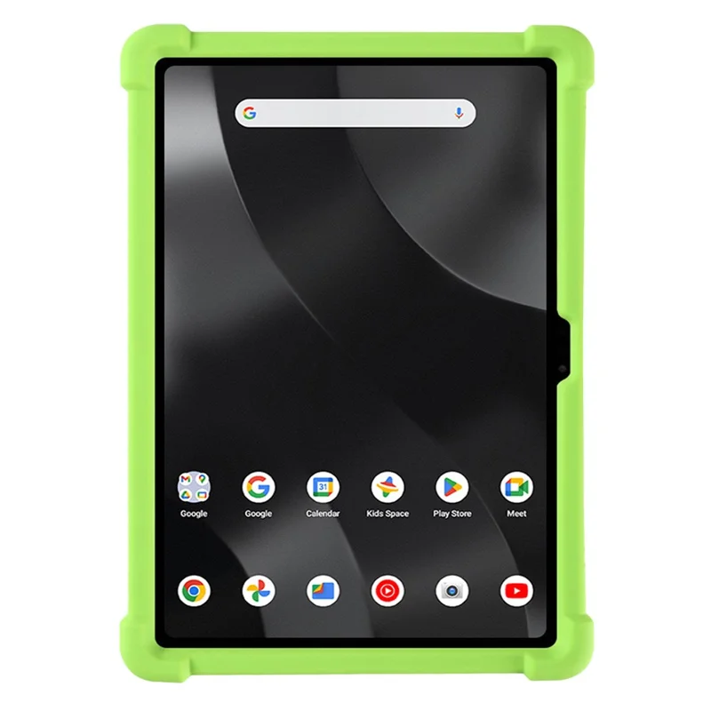 For Walmart Onn 11 inch Tablet Pro (2024) Silicone Case with Kickstand Rugged Protective Cover - Green