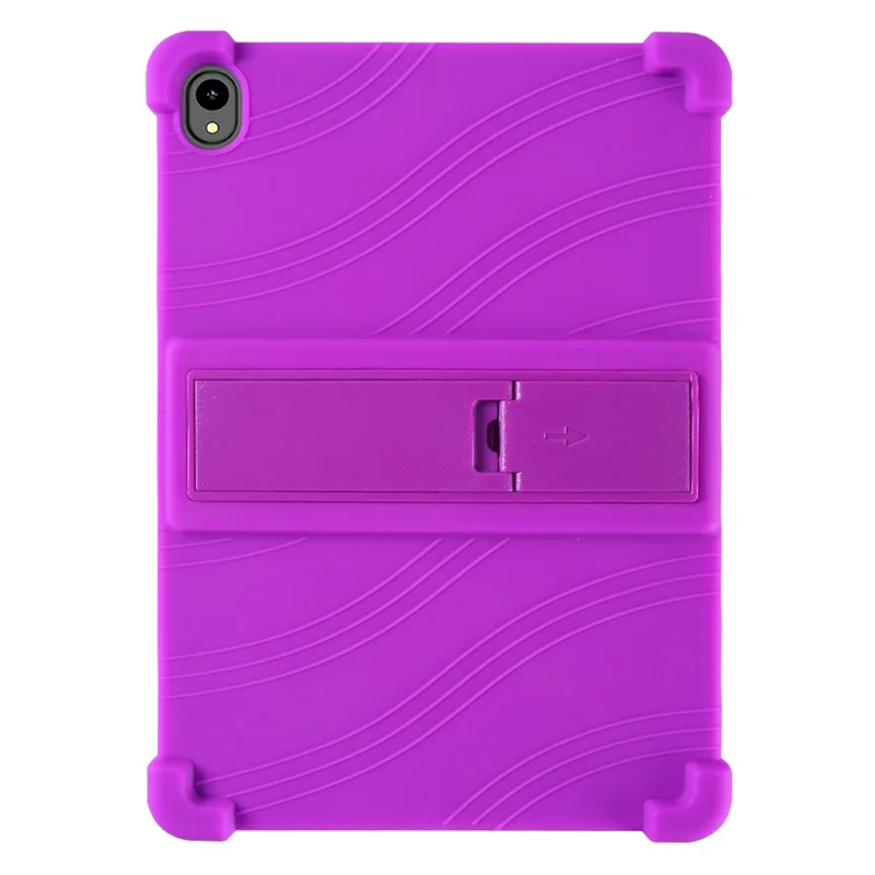 For Walmart Onn 11 inch Tablet Pro (2024) Silicone Case with Kickstand Rugged Protective Cover - Purple