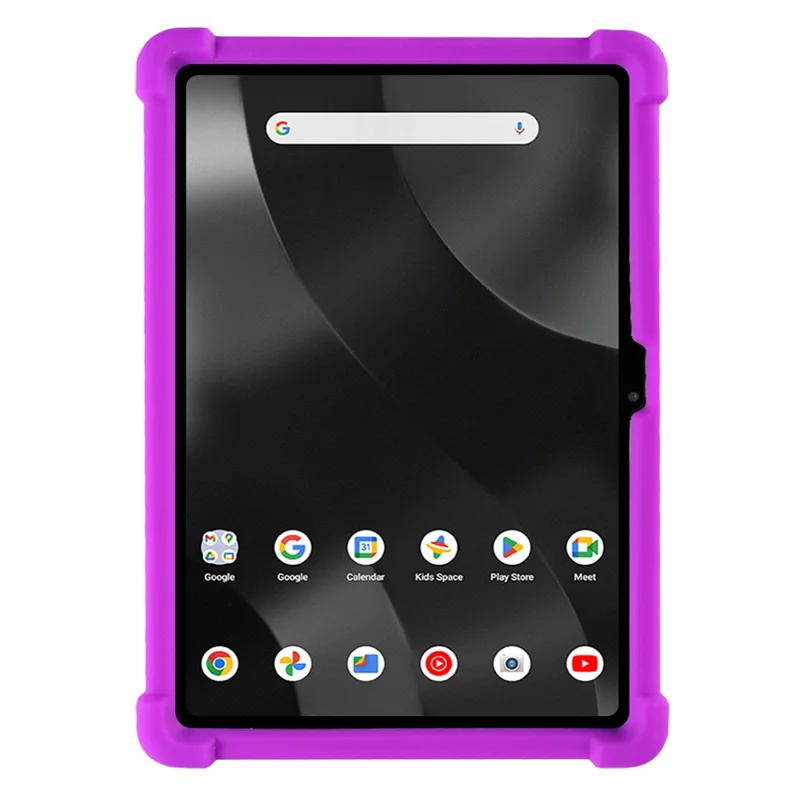 For Walmart Onn 11 inch Tablet Pro (2024) Silicone Case with Kickstand Rugged Protective Cover - Purple