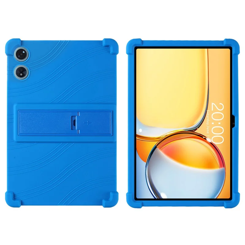 Capa de Silicone para Teclast P50AI com Suporte e Proteção Robusta - Azul Escuro