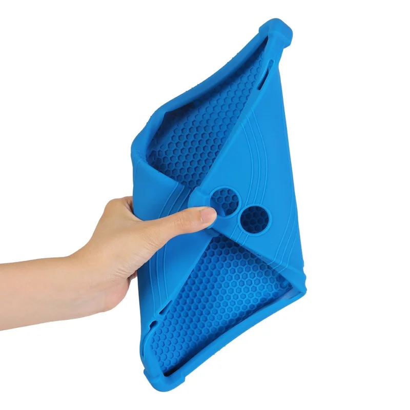 Capa de Silicone para Teclast P50AI com Suporte e Proteção Robusta - Azul Escuro