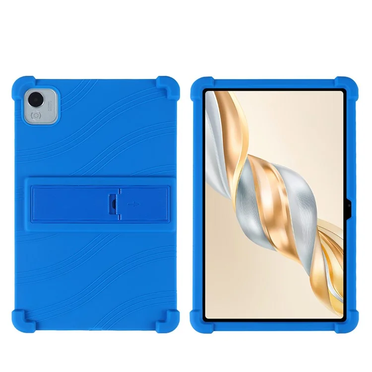 Étui en silicone avec support pour For Honor Pad X9 Pro, protection robuste - Bleu foncé