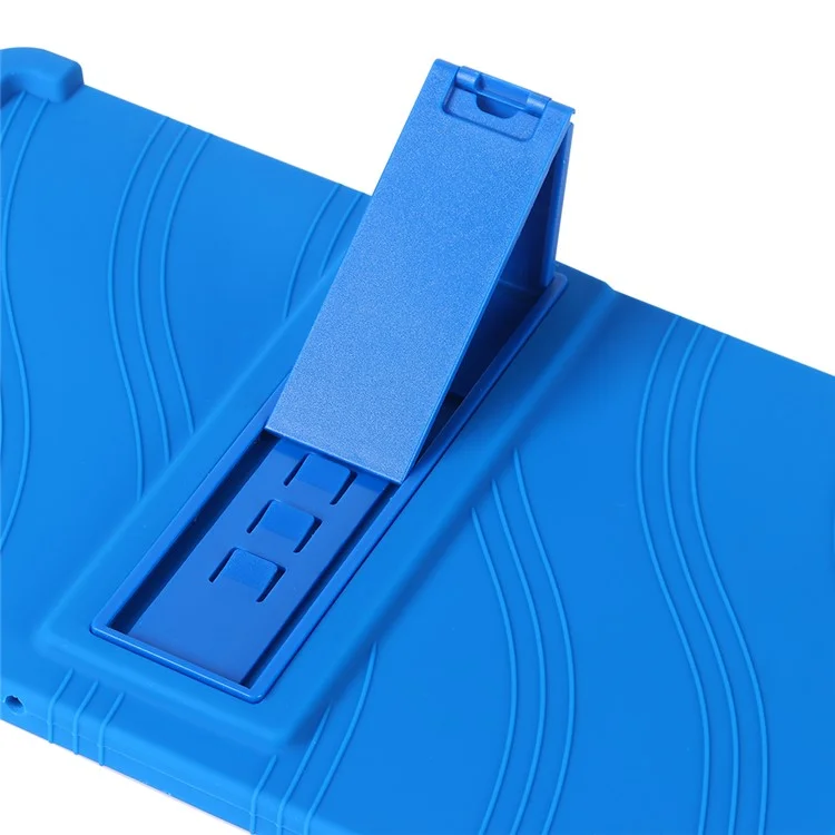 Étui en silicone avec support pour For Honor Pad X9 Pro, protection robuste - Bleu foncé