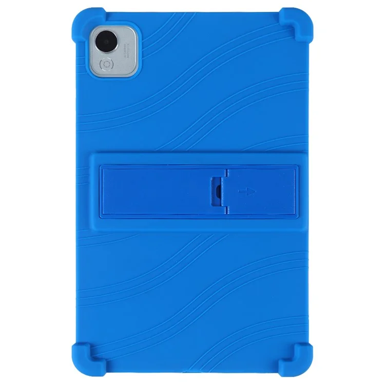 Étui en silicone avec support pour For Honor Pad X9 Pro, protection robuste - Bleu foncé