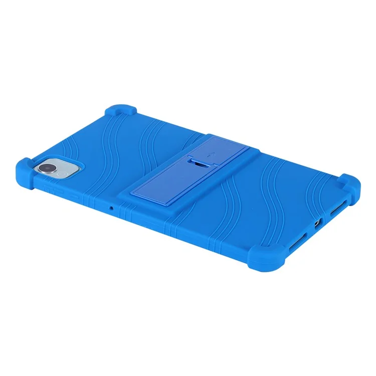 Étui en silicone avec support pour For Honor Pad X9 Pro, protection robuste - Bleu foncé