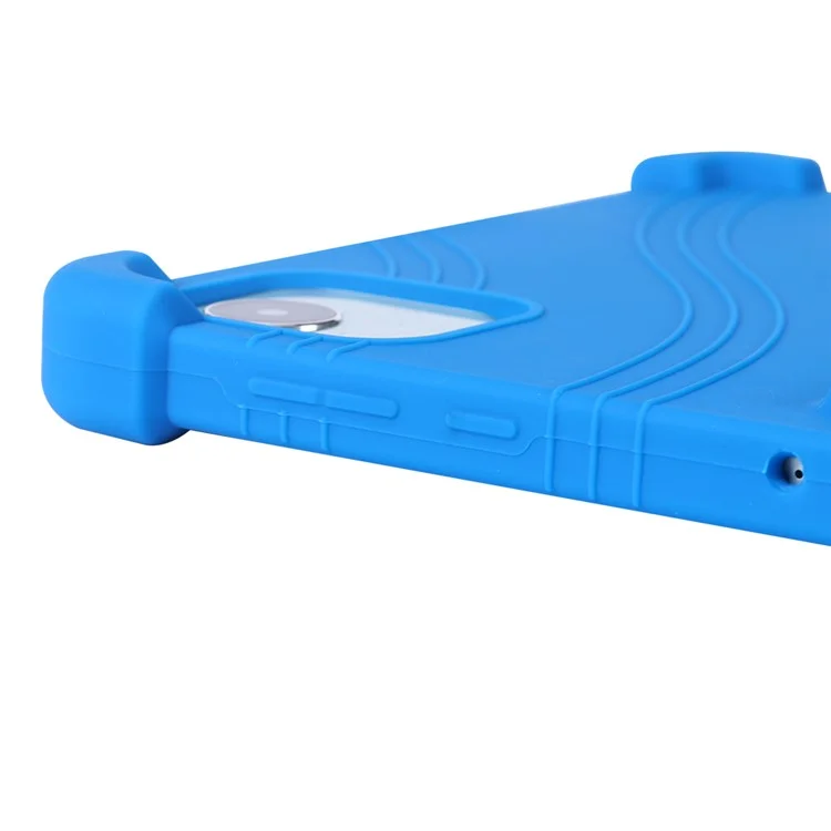 Étui en silicone avec support pour For Honor Pad X9 Pro, protection robuste - Bleu foncé
