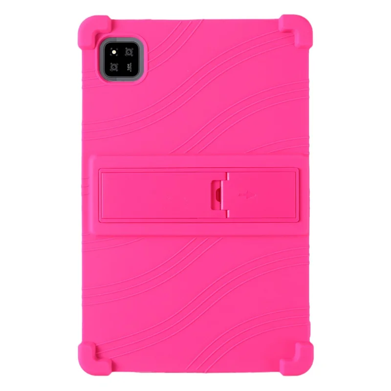 For Alldocube iPlay 60 Plus Case Adjustable Kickstand Silicone Tablet Protective Cover - Rose