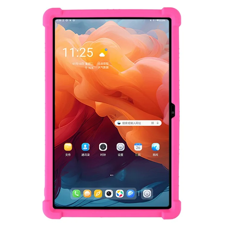 For Alldocube iPlay 60 Plus Case Adjustable Kickstand Silicone Tablet Protective Cover - Rose