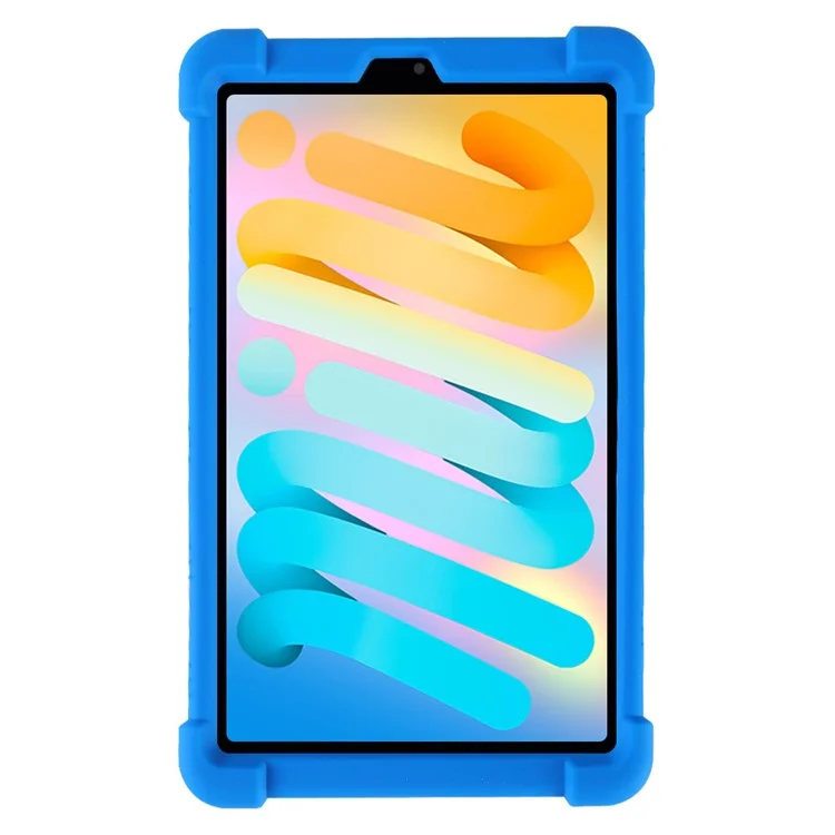 For Teclast M50 Mini Case Adjustable Kickstand Silicone Tablet Protective Cover - Dark Blue