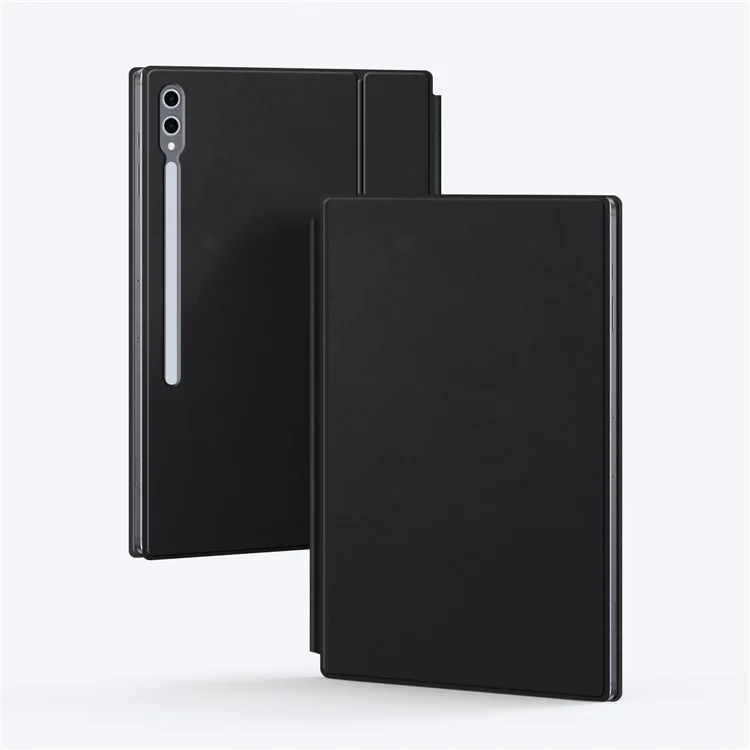 Teclado Magnético Flutuante para Samsung Galaxy Tab S10 Ultra / Tab S9 Ultra / Tab S8 Ultra, Teclado Bluetooth + Capa de Couro para Tablet