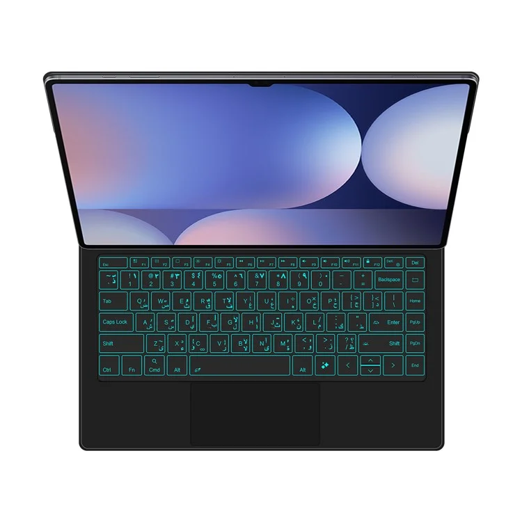 Teclado Magnético Flutuante para Samsung Galaxy Tab S10 Ultra / Tab S9 Ultra / Tab S8 Ultra, Teclado Bluetooth + Capa de Couro para Tablet