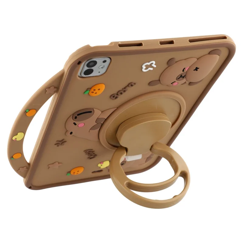 Silicone Case for iPad Air 11 (2025) / (2024) / Pro 11 (2025) / 11 (2024) / (2022) / (2021) / (2020) / (2018) / Air (2022) / Air (2020) Kickstand Cover