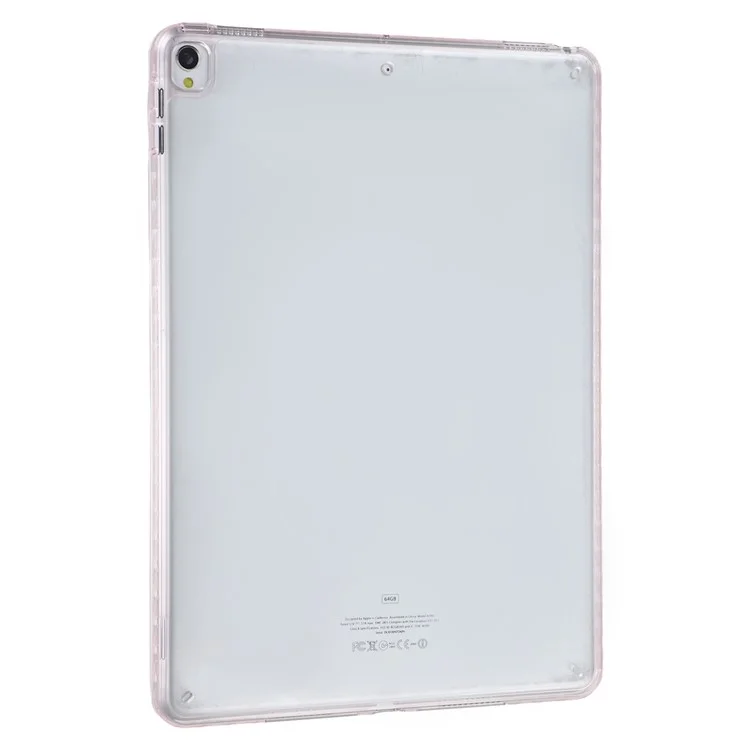 Tablet Case For iPad 10.2 (2021)  /  (2020)  /  (2019)  /  Air 10.5 inch (2019) Flexible TPU + Acrylic Shockproof Protective Cover - Pink