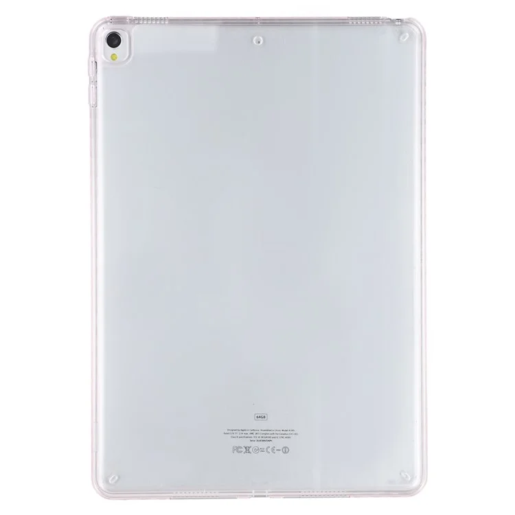 Tablet Case For iPad 10.2 (2021)  /  (2020)  /  (2019)  /  Air 10.5 inch (2019) Flexible TPU + Acrylic Shockproof Protective Cover - Pink