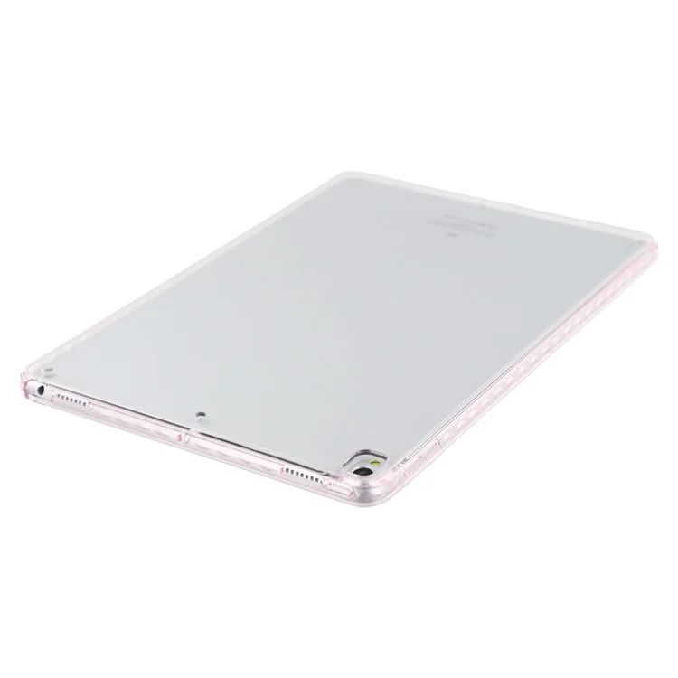 Tablet Case For iPad 10.2 (2021)  /  (2020)  /  (2019)  /  Air 10.5 inch (2019) Flexible TPU + Acrylic Shockproof Protective Cover - Pink