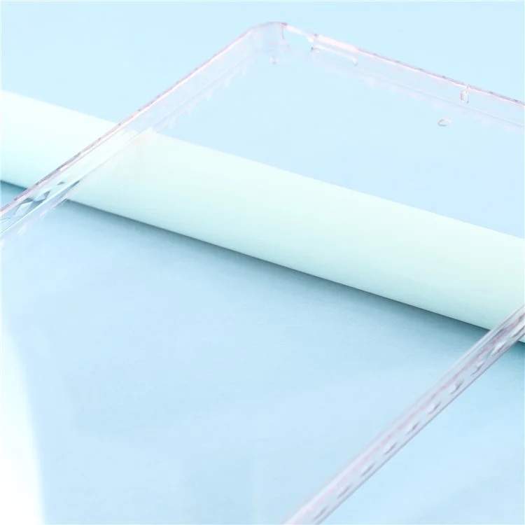 Tablet Case For iPad 10.2 (2021)  /  (2020)  /  (2019)  /  Air 10.5 inch (2019) Flexible TPU + Acrylic Shockproof Protective Cover - Pink