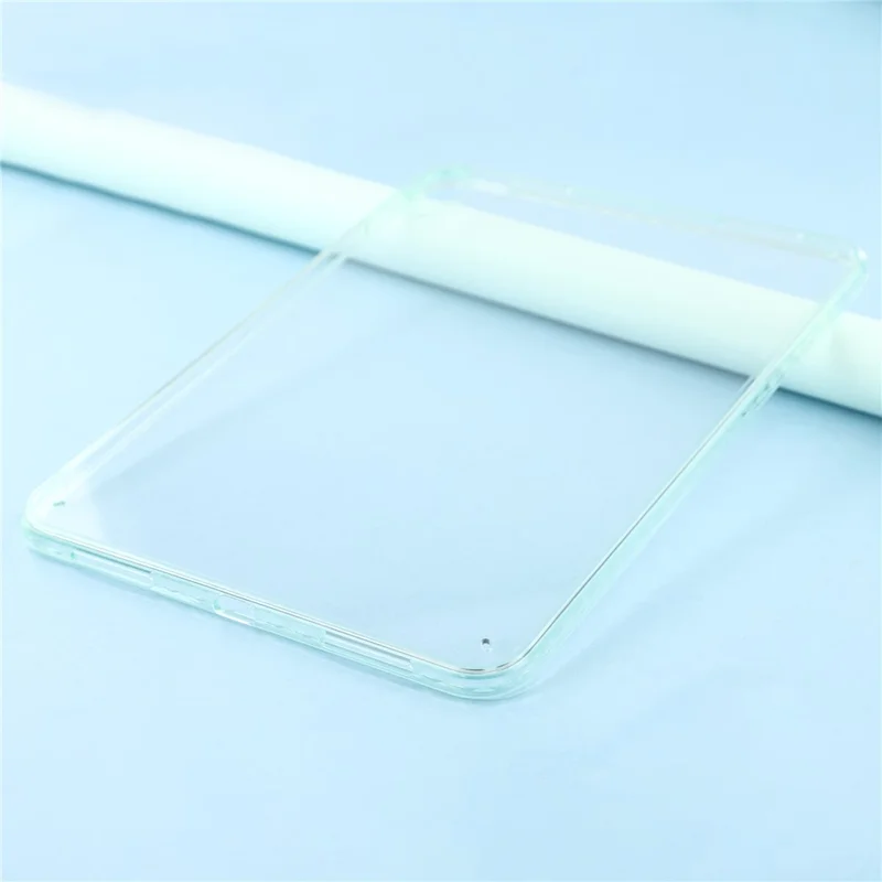 For iPad (2025) / 10.9 (2022) Case Flexible TPU + Acrylic Tablet Shockproof Protective Cover - Light Green