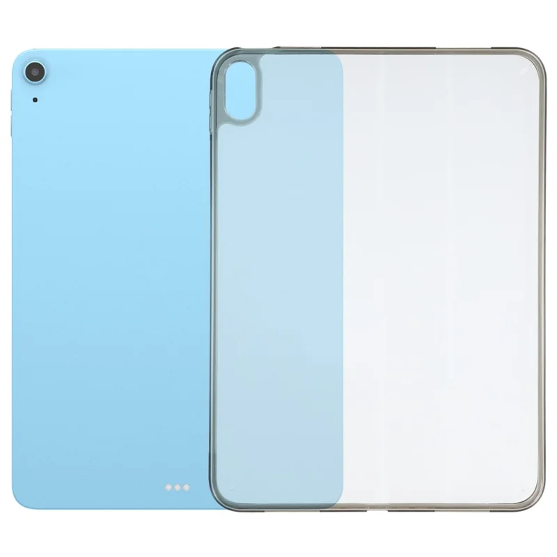 For iPad (2025) / 10.9 (2022) Case Flexible TPU + Acrylic Tablet Shockproof Protective Cover - Grey