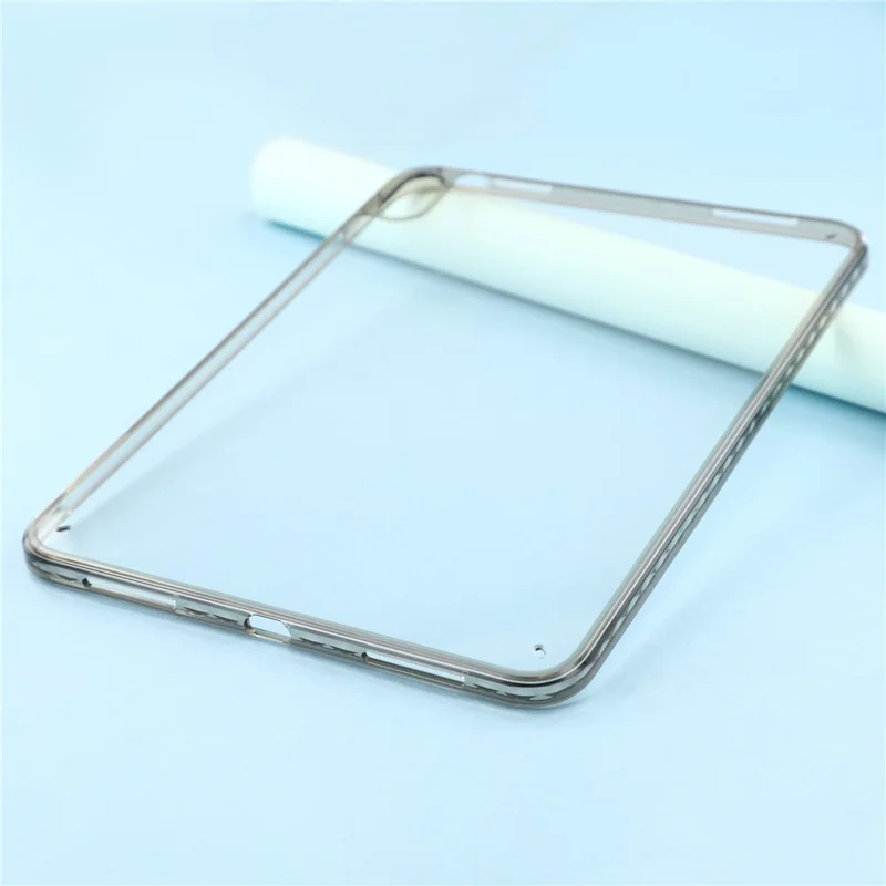 For iPad (2025) / 10.9 (2022) Case Flexible TPU + Acrylic Tablet Shockproof Protective Cover - Grey