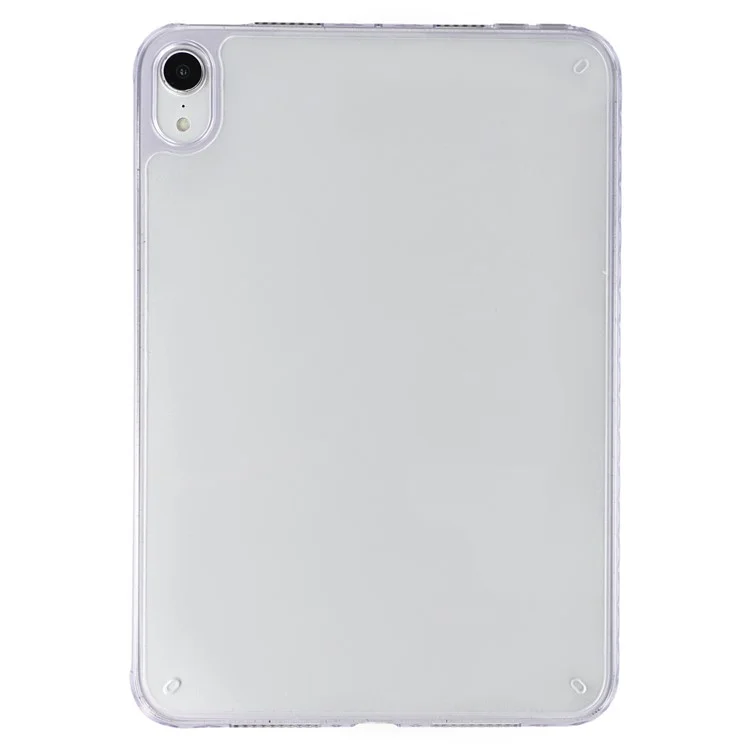 Чехол для iPad mini (2024) / (2021) с гибким TPU + акриловым корпусом, противоударный защитный чехол - Фиолетовый