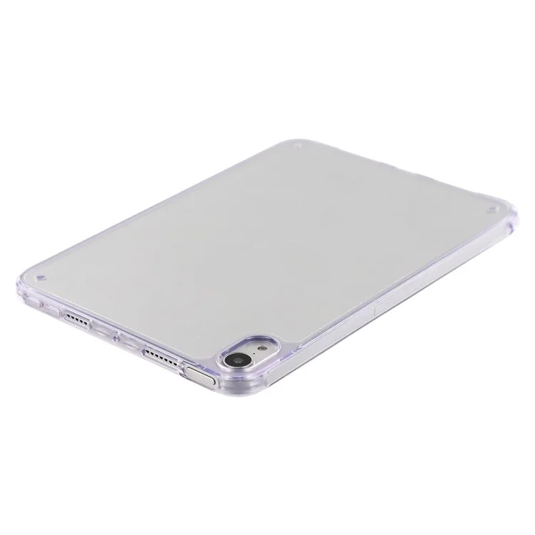 Чехол для iPad mini (2024) / (2021) с гибким TPU + акриловым корпусом, противоударный защитный чехол - Фиолетовый