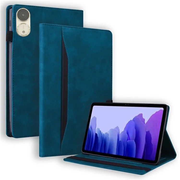 For Honor Pad V9 Case PU Leather Protective Folio Tablet Cover with Card Holder - Blue