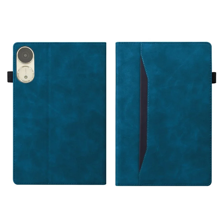 For Honor Pad V9 Case PU Leather Protective Folio Tablet Cover with Card Holder - Blue